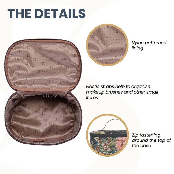 TOIL-PEO | PEONY TOILETRY VANITY TRAVEL BAG
