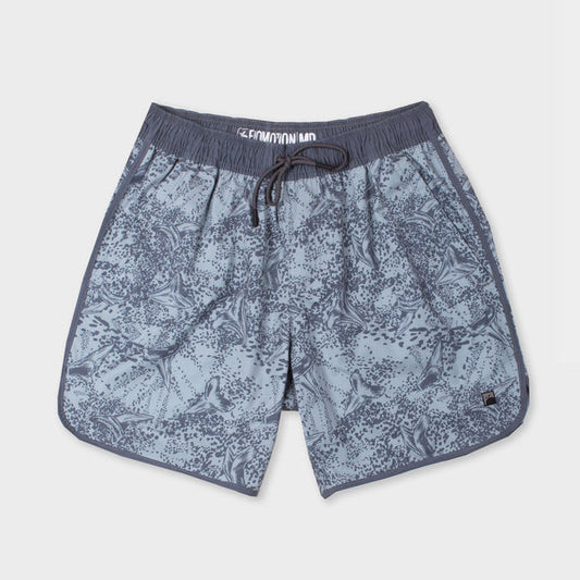 Toothy Grunge Volleyshort - Charcoal by Flomotion