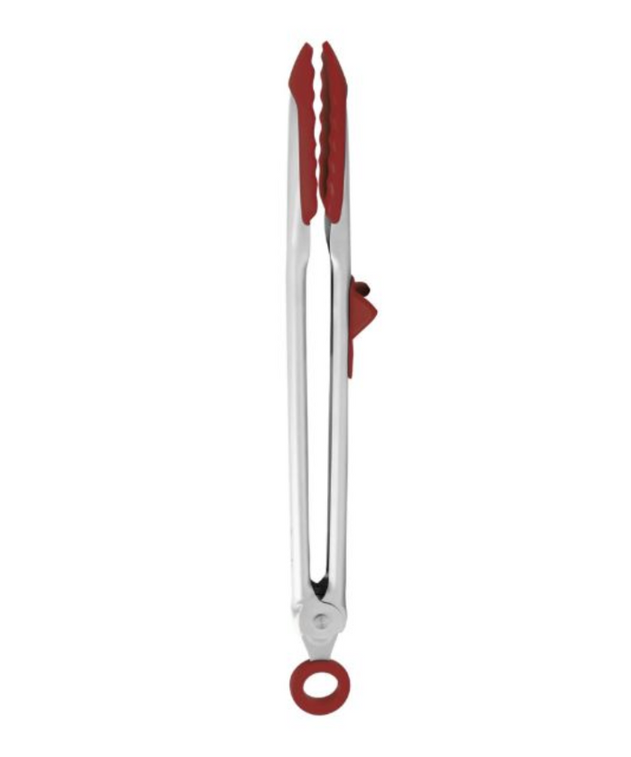 Tovolo Silicone Tip Top Tongs - Cayenne