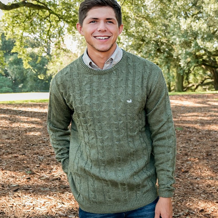Dark Green Knit / Extra Small