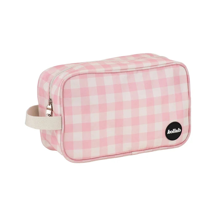 TRAVEL BAG | Candy Pink Check