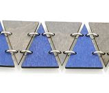 Triangle geometric laser-cut wood bracelet, made in USA