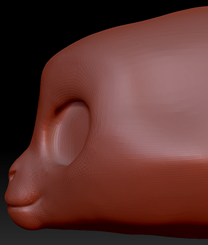 True Kemono Macaque Head Base