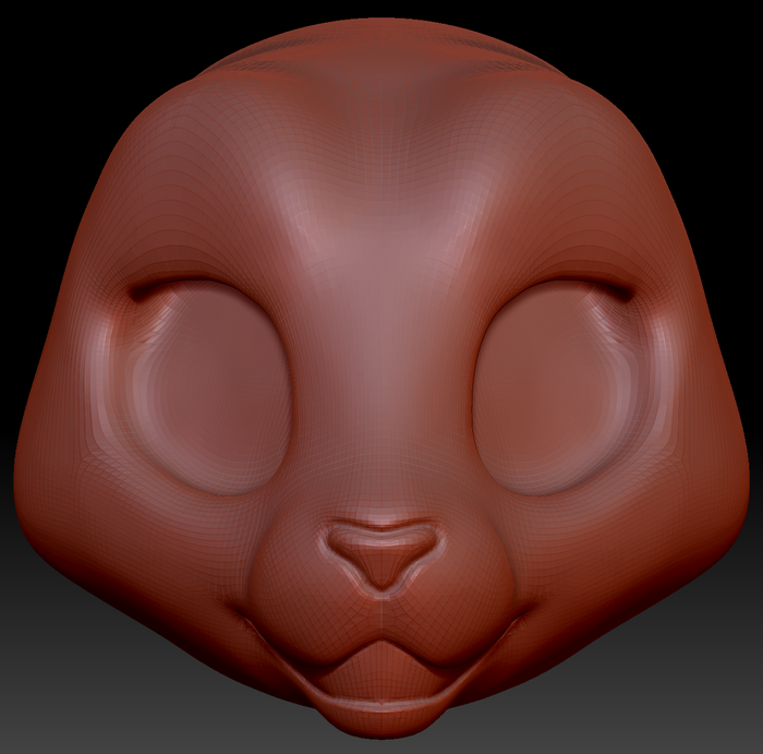 True Kemono Tiger Static Jaw Head Base