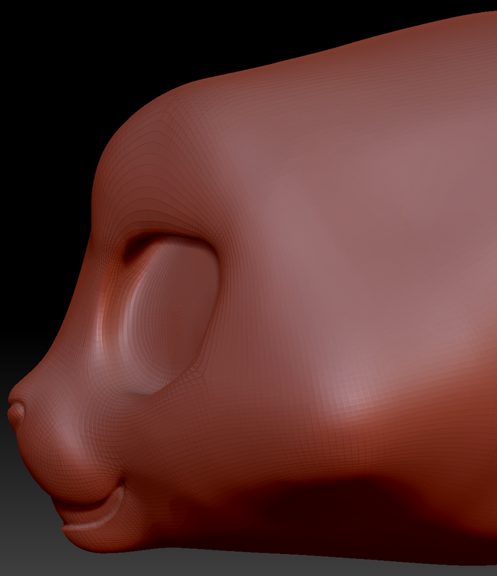 True Kemono Tiger Static Jaw Head Base
