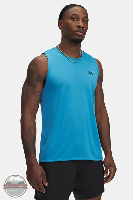 Under Armour 1382795 UA Tech Tank in Blue, front