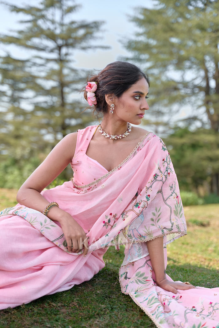 Ulan Linen Sari