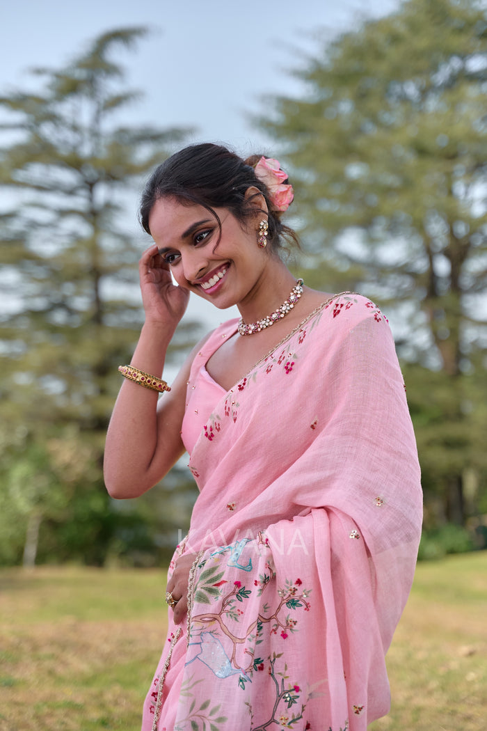 Ulan Linen Sari