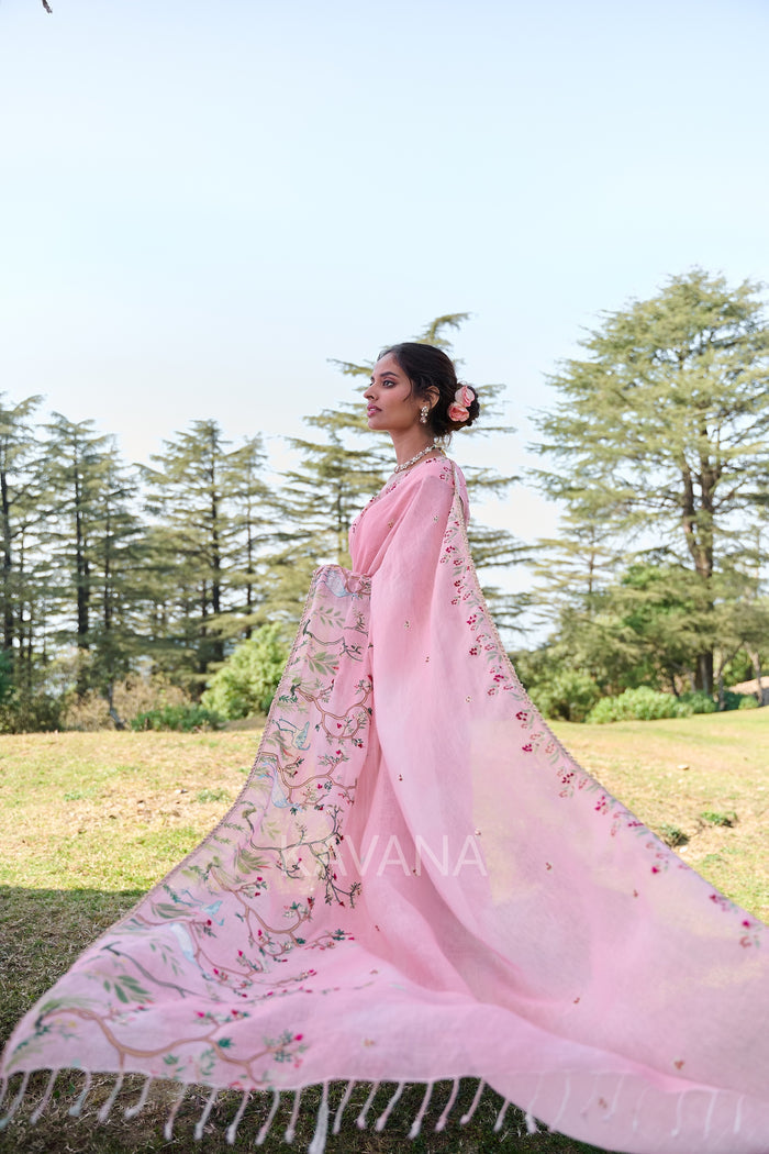 Ulan Linen Sari