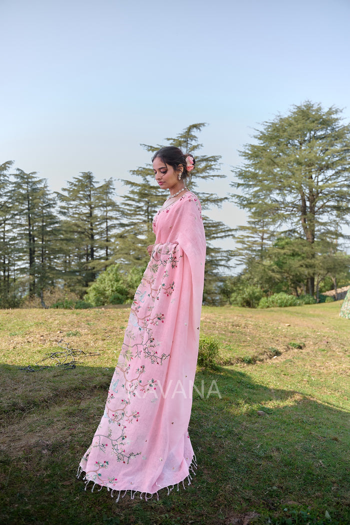 Ulan Linen Sari