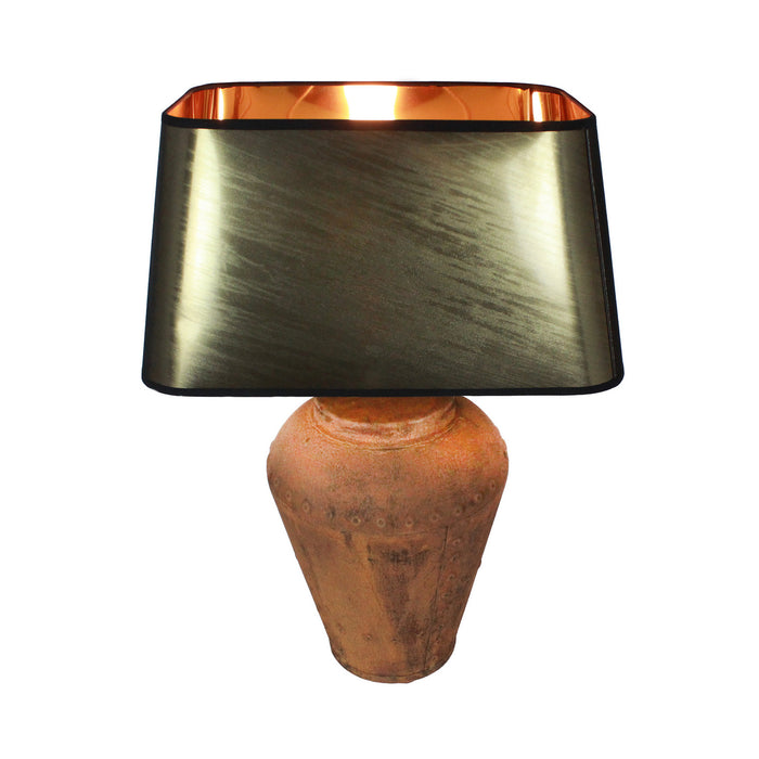 Urban Designs 23-Inch Rusted Bronze Metal Table Lamp