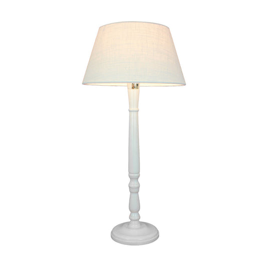 Urban Designs 25-Inch Pole Whitewashed Wood Table Lamp
