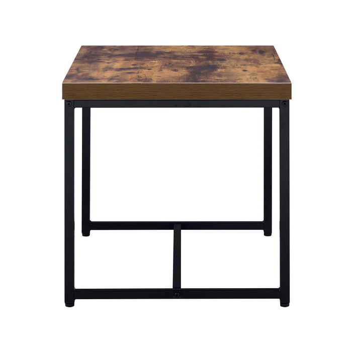 Urban Designs Alaterra End Table - Weathered Oak