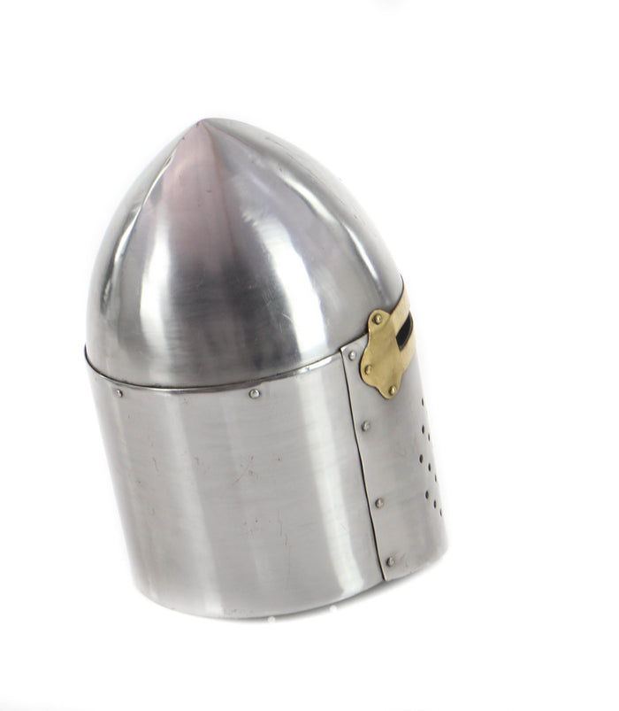 Urban Designs Antique Replica Full-Size Metal Crusader's Helmet
