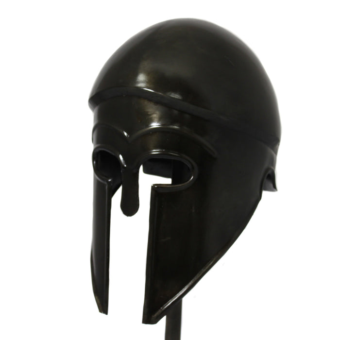 Urban Designs Antique Replica Greek Corinthian Armor Helmet - Ancient Brown