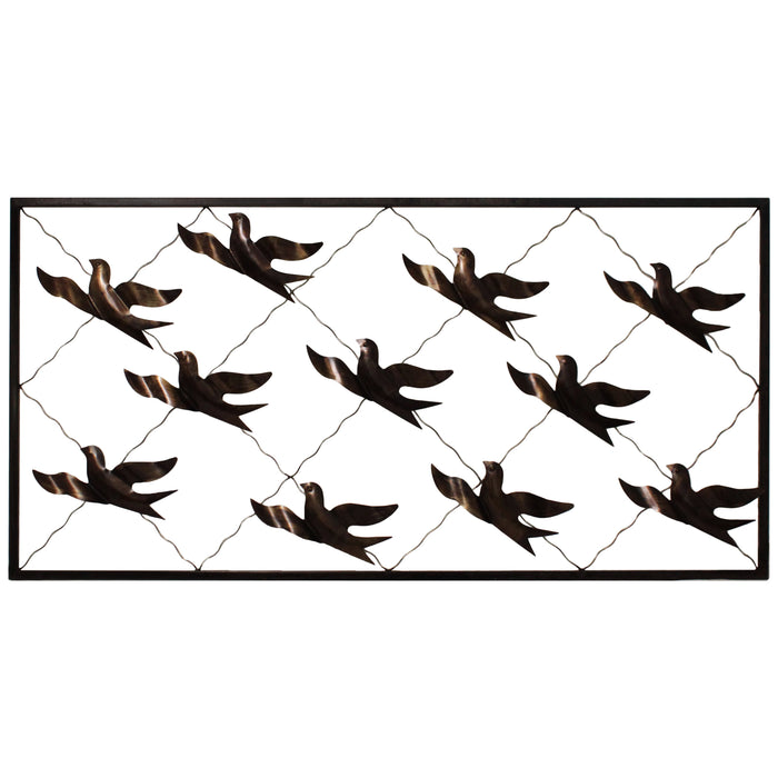 Urban Designs Bird Migration Handcrafted Metal Wall Art