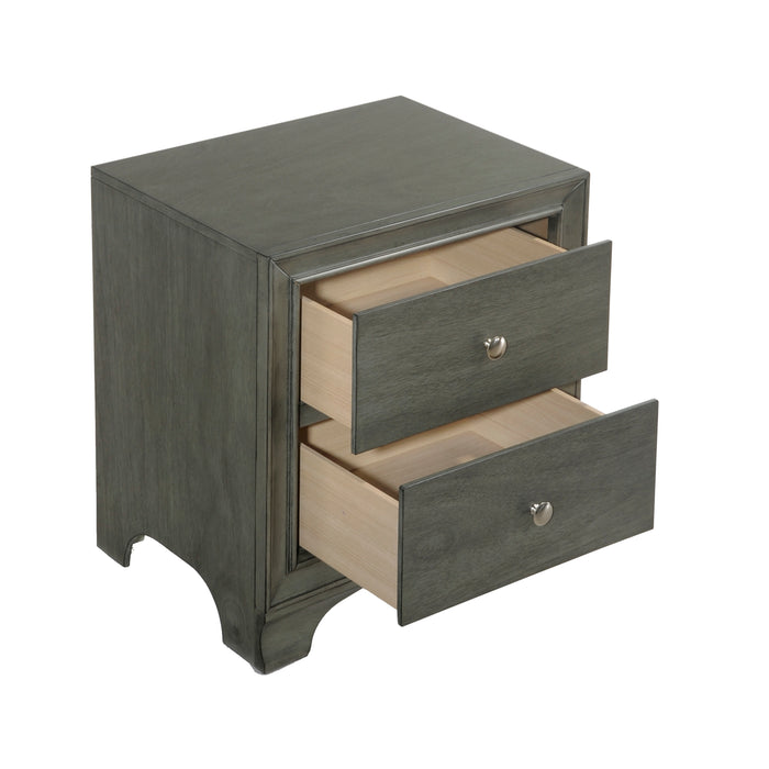 Urban Designs Brandon Collection 2-Drawer Nightstand
