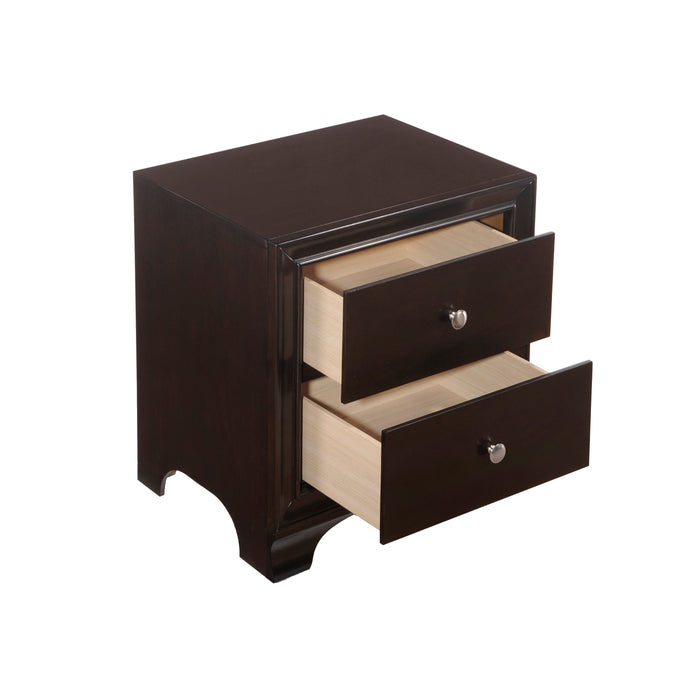 Urban Designs Brandon Collection 2-Drawer Nightstand