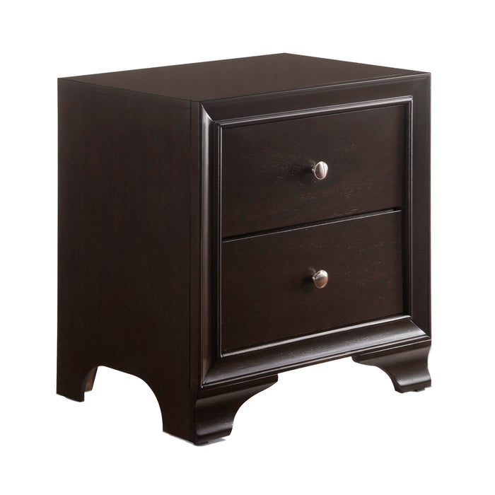Urban Designs Brandon Collection 2-Drawer Nightstand