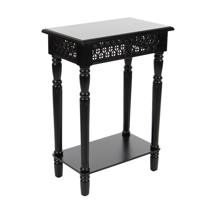 Urban Designs California Collection Wood Rectangular Side Table