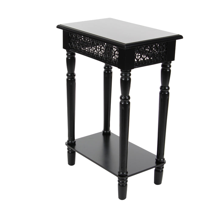 Urban Designs California Collection Wood Rectangular Side Table