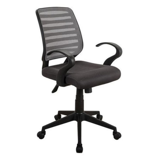 Urban Designs Comfy Rolling Mesh Task Chair with Arms and Wheels