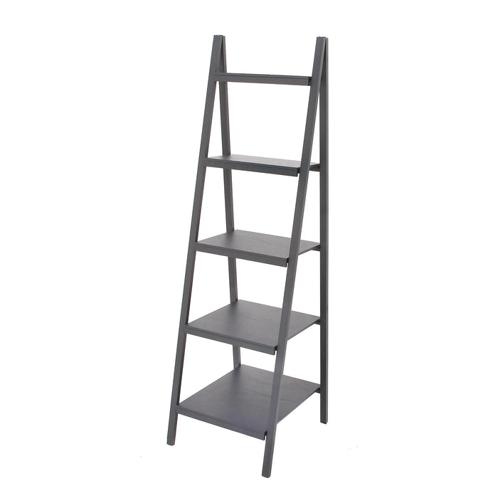 Urban Designs Estelle Wood 5-Shelf Bookshelf Organizer