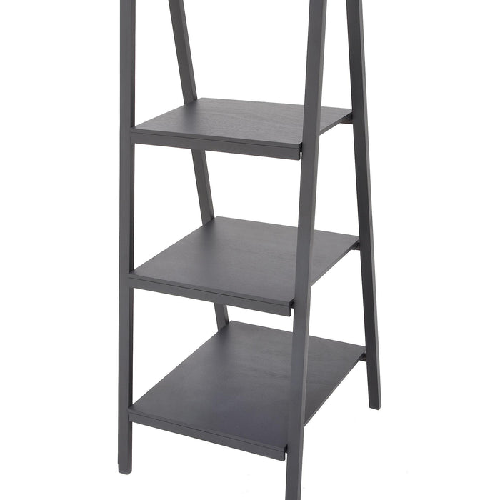 Urban Designs Estelle Wood 5-Shelf Bookshelf Organizer