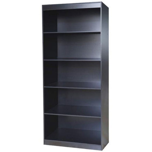 Urban Designs Home 5 Shelf Bookcase - Black