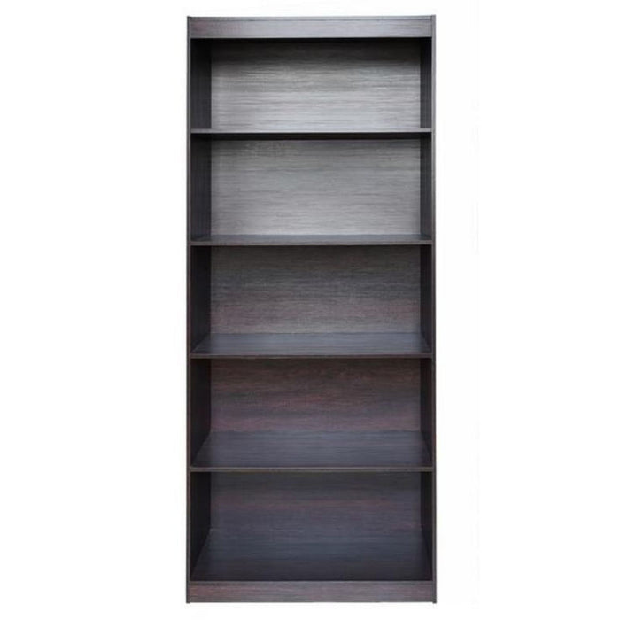 Urban Designs Home 5 Shelf Bookcase - Wenge