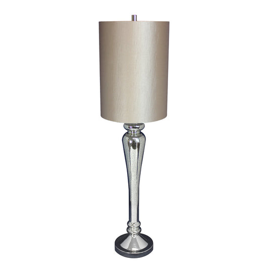 Urban Designs Regina 40-Inch Tall Antique Mercury Glass Table Lamp