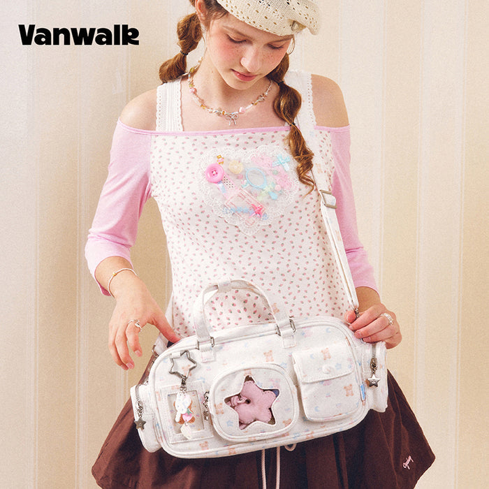 VANWALK Cocoa Pie Series Aesthetic Ita Bags Shoulder Purse Bag v3112