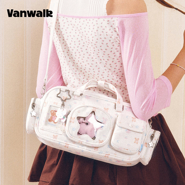 VANWALK Cocoa Pie Series Aesthetic Ita Bags Shoulder Purse Bag v3112