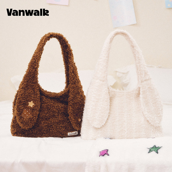 VANWALK Cocoa Pie Series Coquette Long Handle Bunny Ear Shoulder Bag V3108