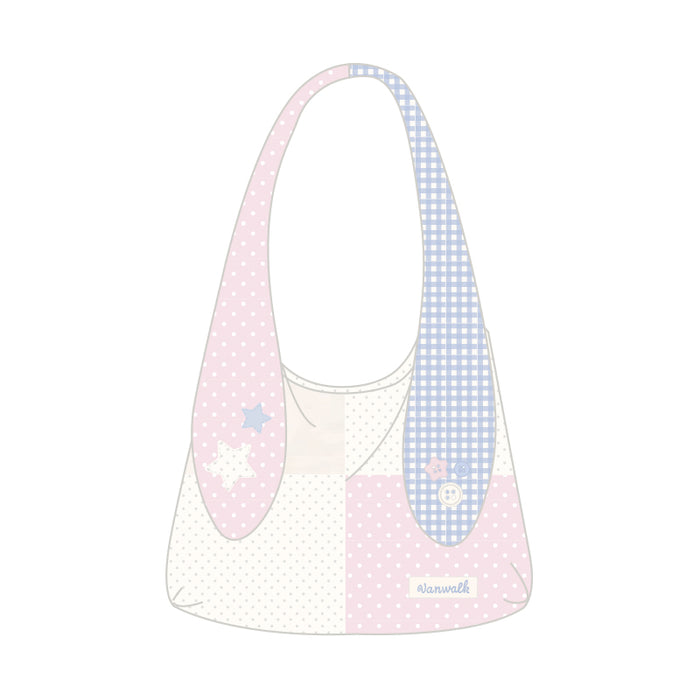 VANWALK Cocoa Pie Series Coquette Long Handle Bunny Ear Shoulder Bag V3108