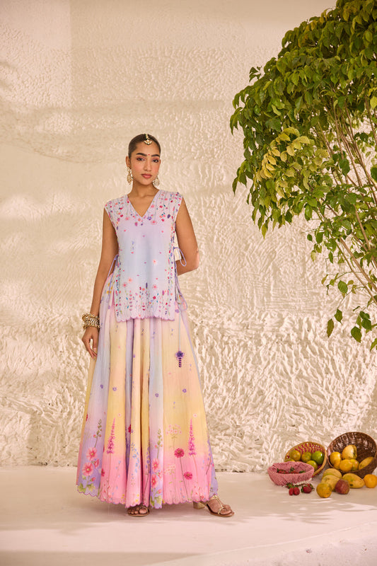 Varnima Chanderi Lehenga Set