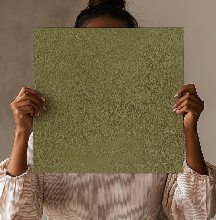 Vibrant Green Smooth Leather