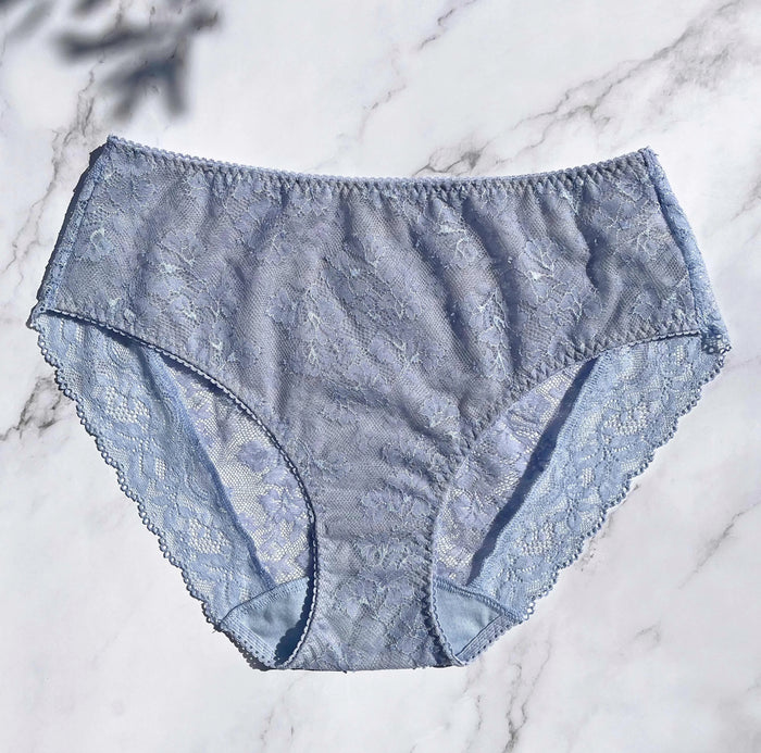 Viola High Waist Bikini | Blue