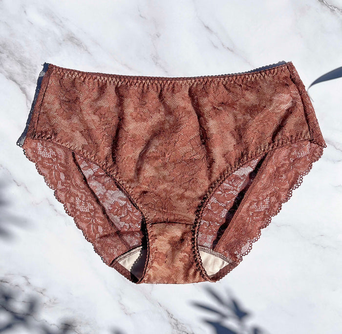 Viola High Waist Bikini | Brown