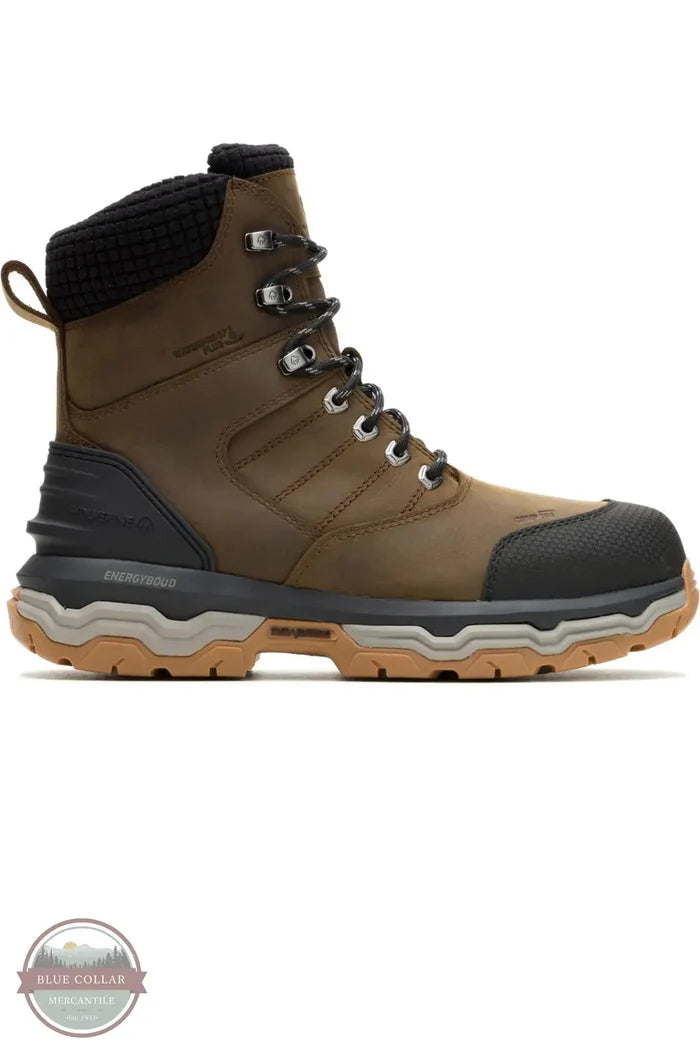 Wolverine W261065 Men's Alpha Insulated FT Wolverine Infinity System 8" Carbonmax Work Boot in Dark Coffee side view