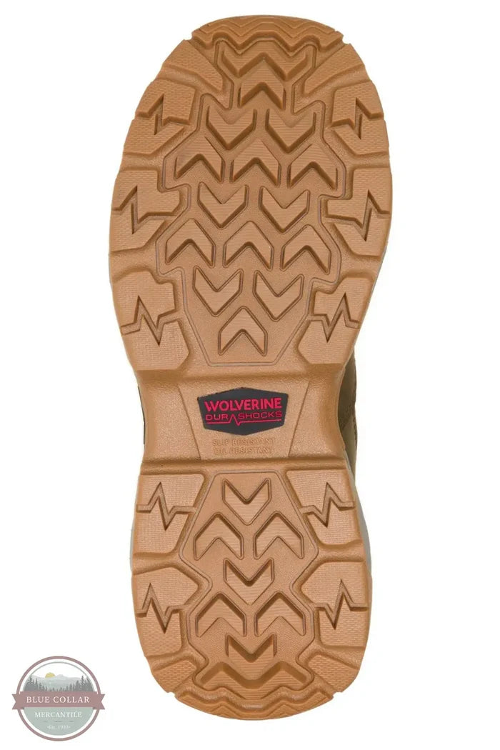 Wolverine W261065 Men's Alpha Insulated FT Wolverine Infinity System 8" Carbonmax Work Boot in Dark Coffee outer sole view