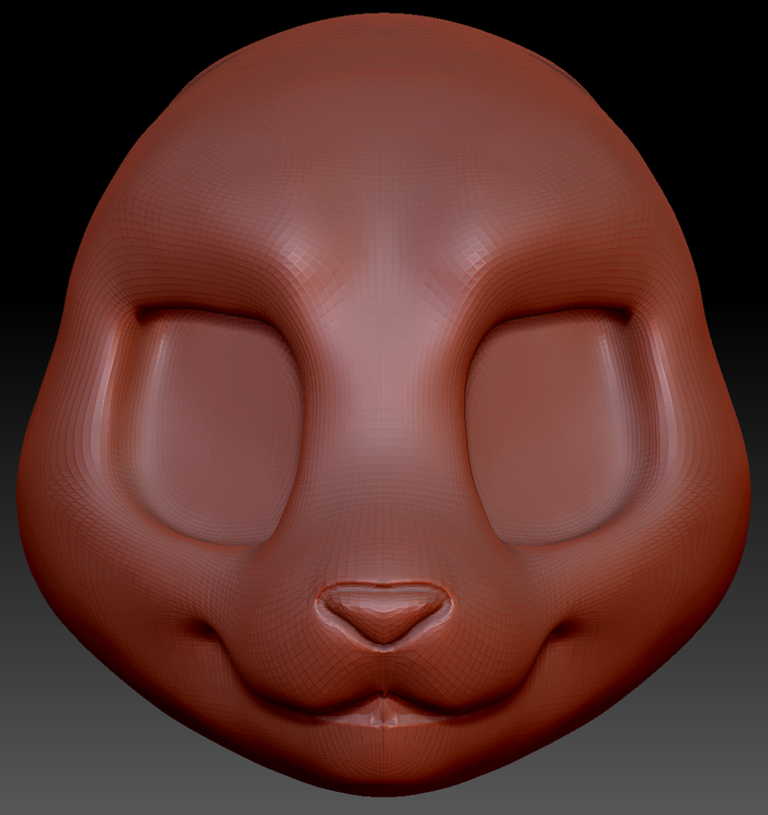 Western Kemono Feline Head Base Variant 6
