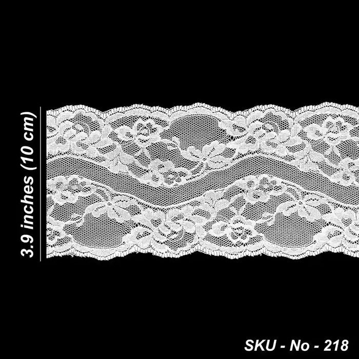White Elegant Floral Lace | SKU-218