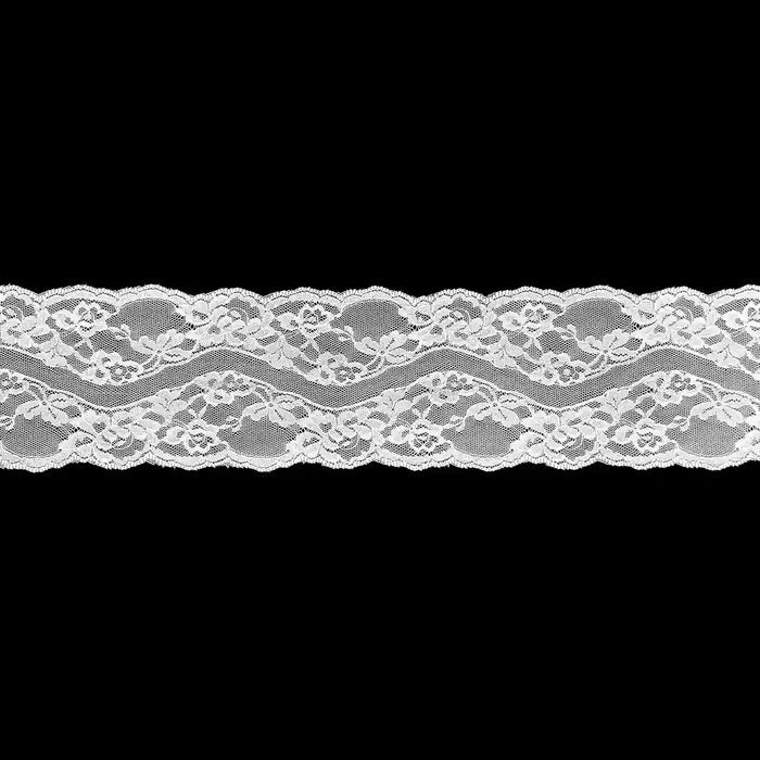 White Elegant Floral Lace | SKU-218