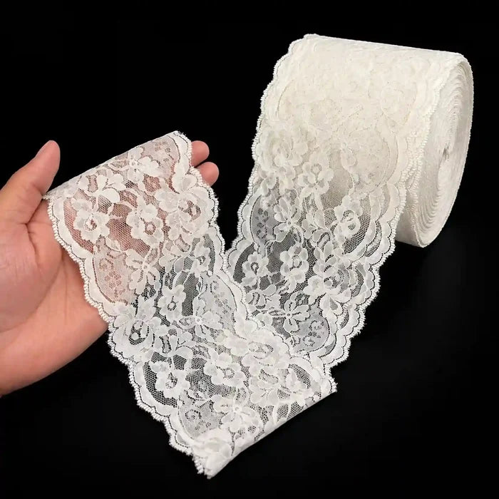 White Floral Pattern Lace | SKU-151