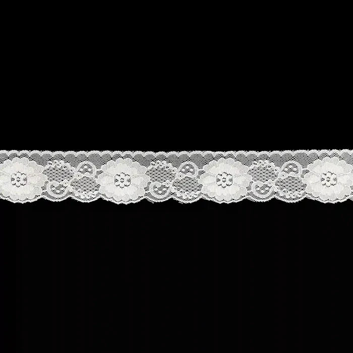 Wide Bloom Pattern Trim Lace | SKU-37
