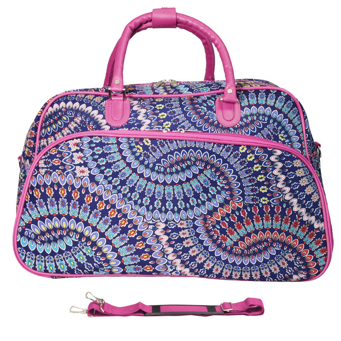 World Traveler 21" Carry-On Shoulder Tote Duffel Bag - Spiral