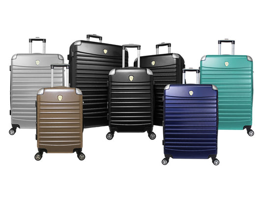 World Traveler Expedition 3-piece Hardside Spinner Luggage Set