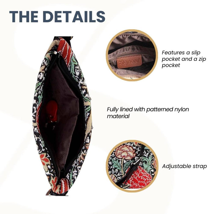 XB02-CRAY | WILLIAM MORRIS THE CRAY CROSS BODY BAG PURSE HANDBAG