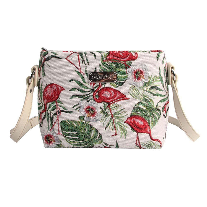 XB02-FLAM | FLAMINGO CROSS BODY BAG PURSE HANDBAG - www.signareusa.com